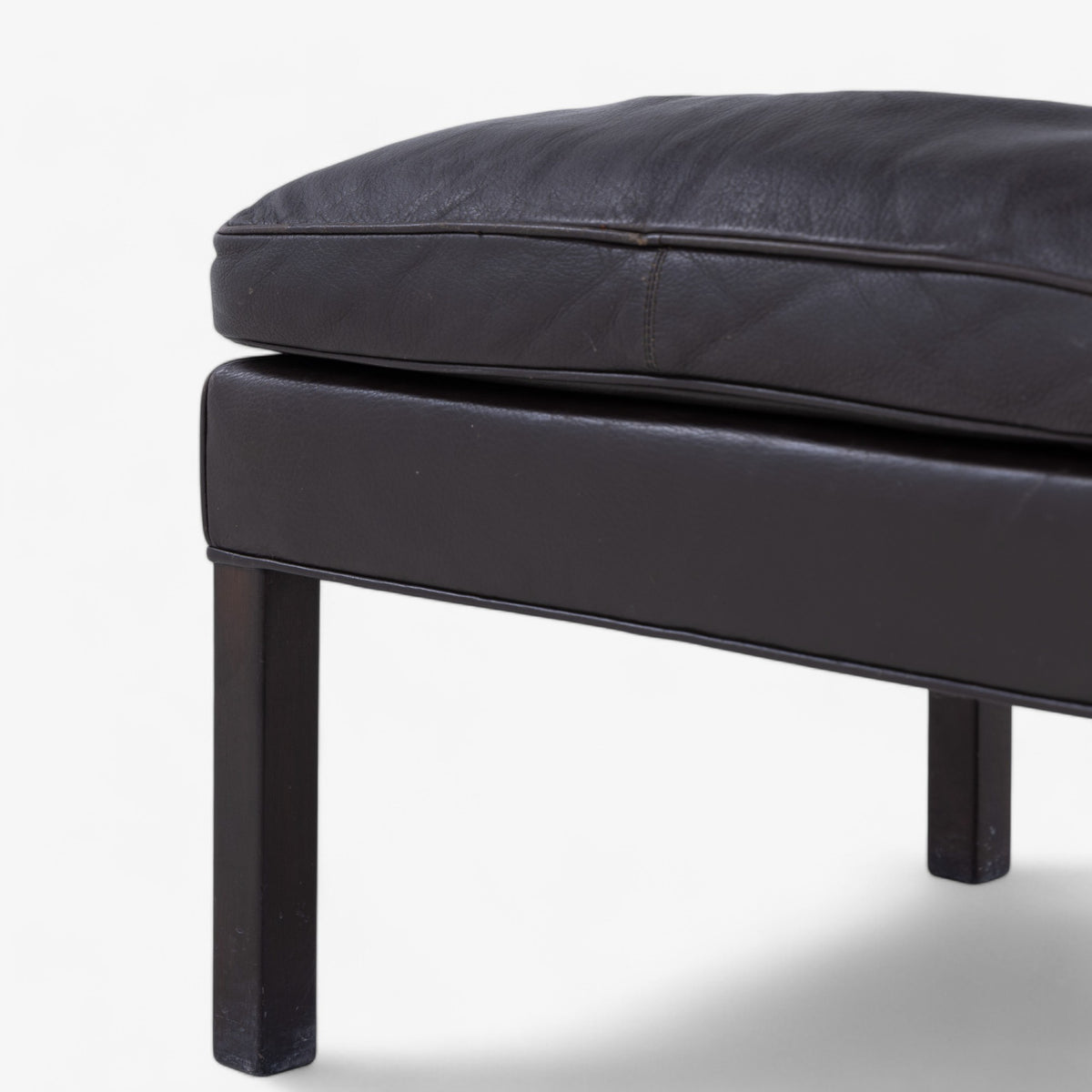 BM 2202 - Stool in original black leather