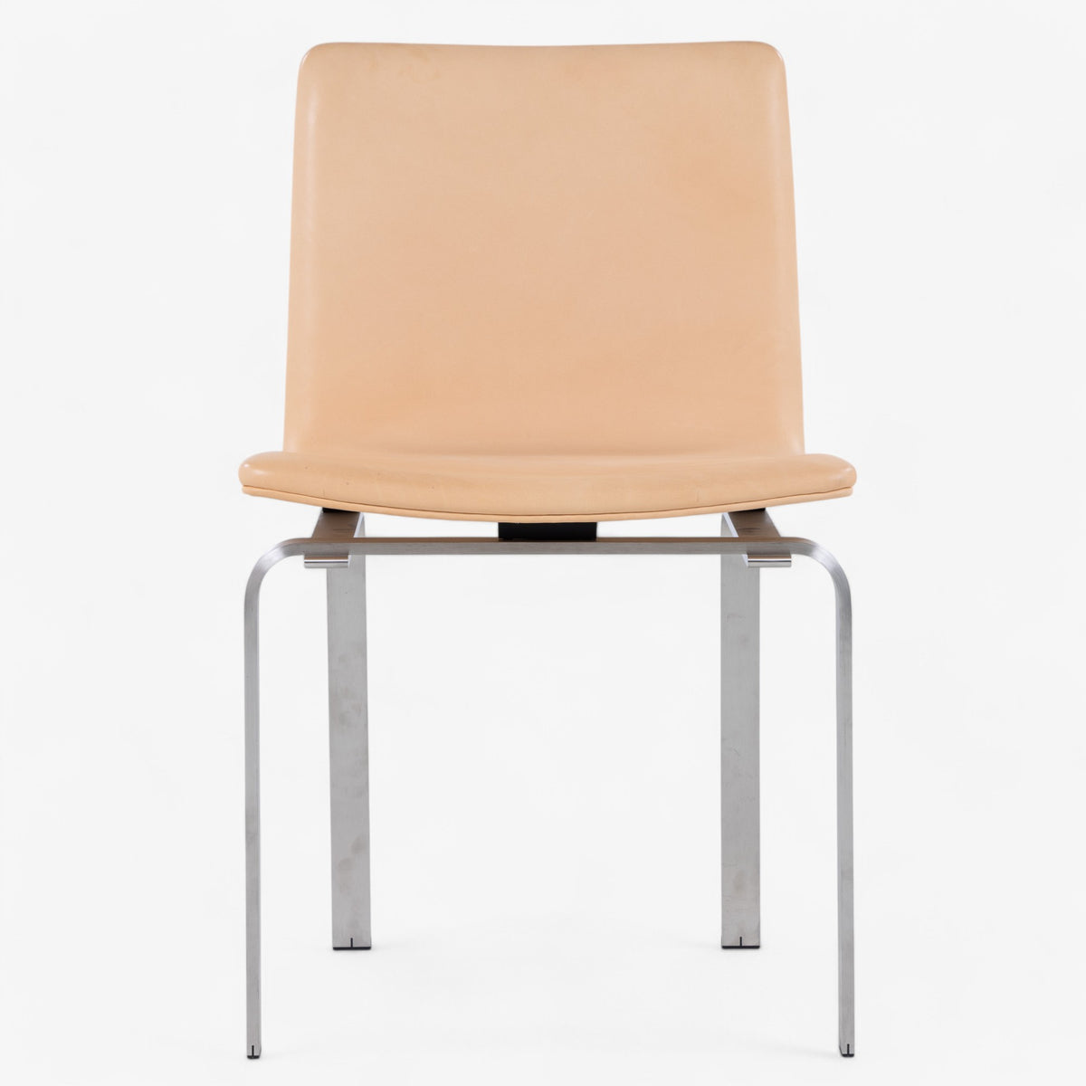 JH 3 - Set of 4 dining chairs in natural leather