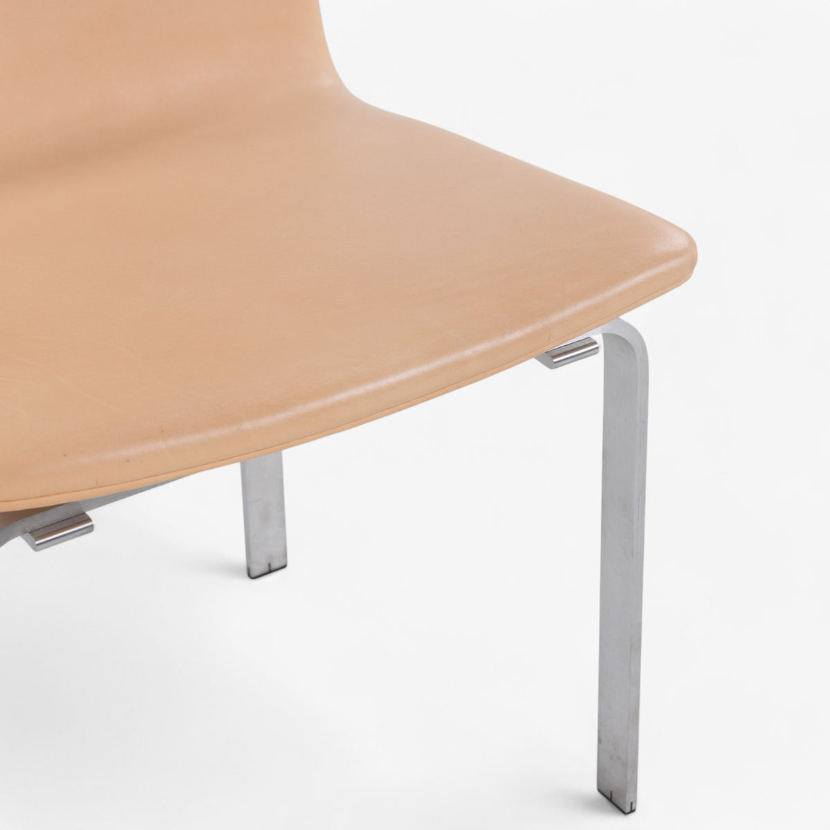 JH 3 - Set of 4 dining chairs in natural leather