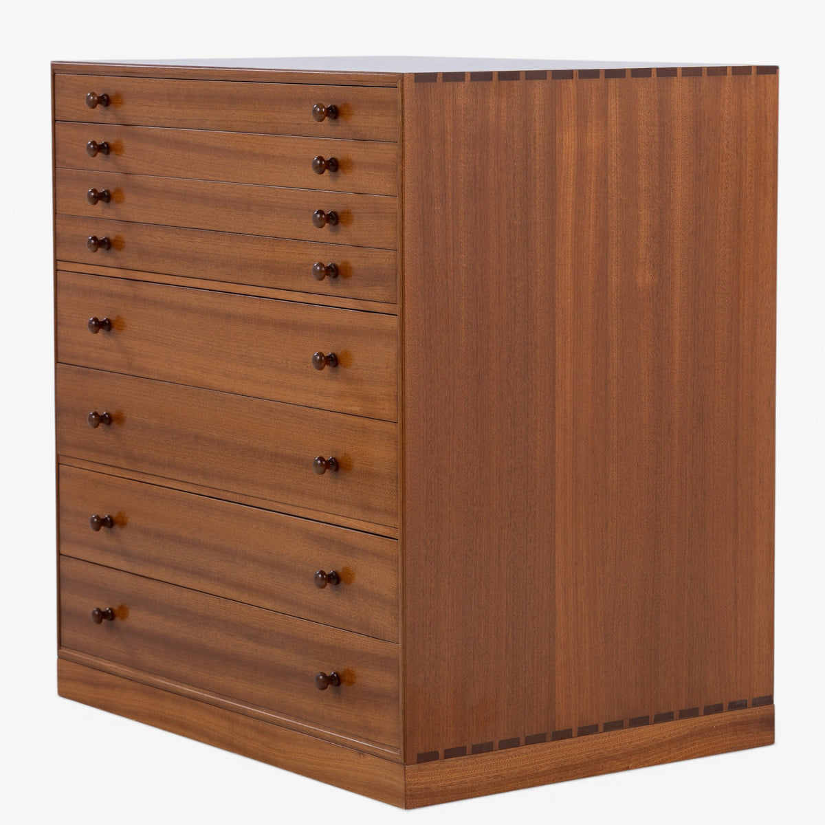 Drawing cabinet in mahogany