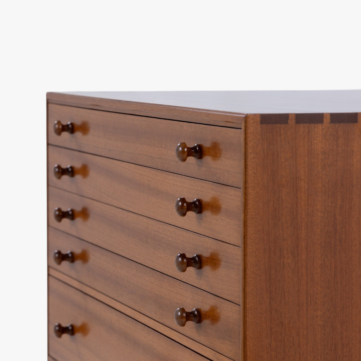Drawing cabinet in mahogany