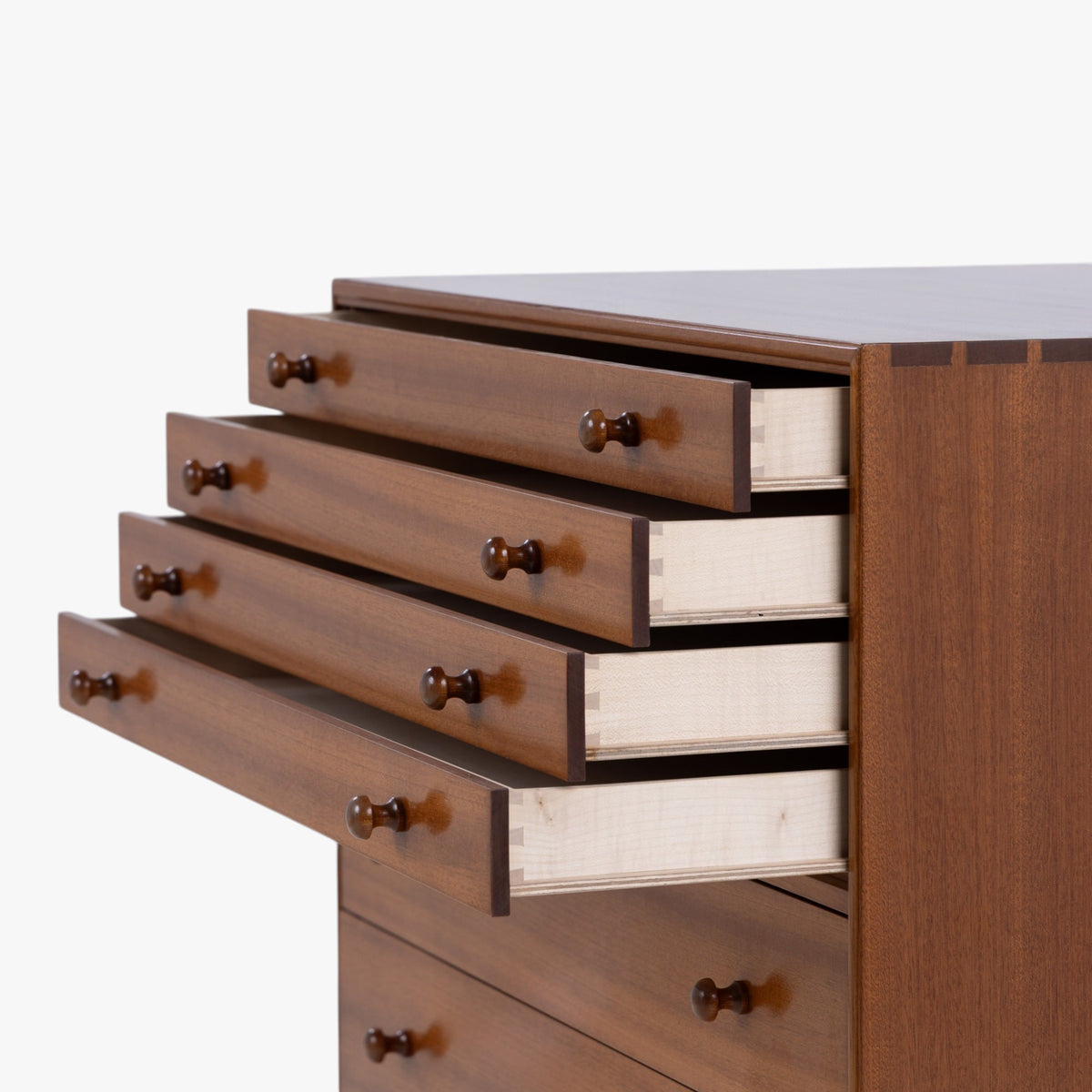 Drawing cabinet in mahogany