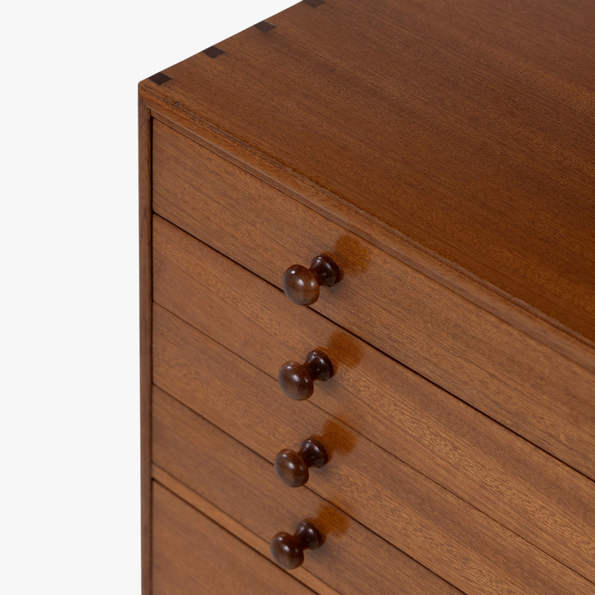 Drawing cabinet in mahogany
