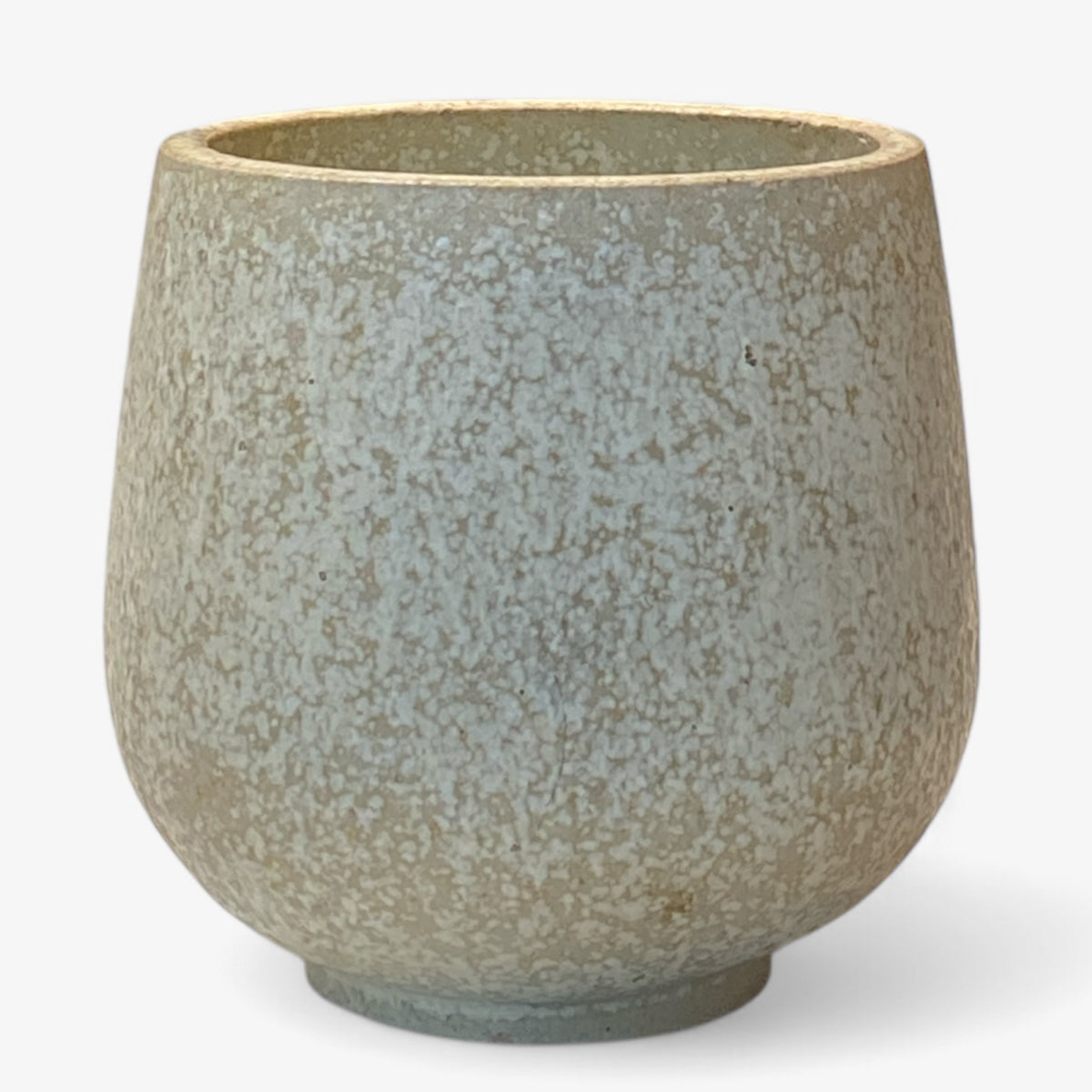 Round vase in stoneware
