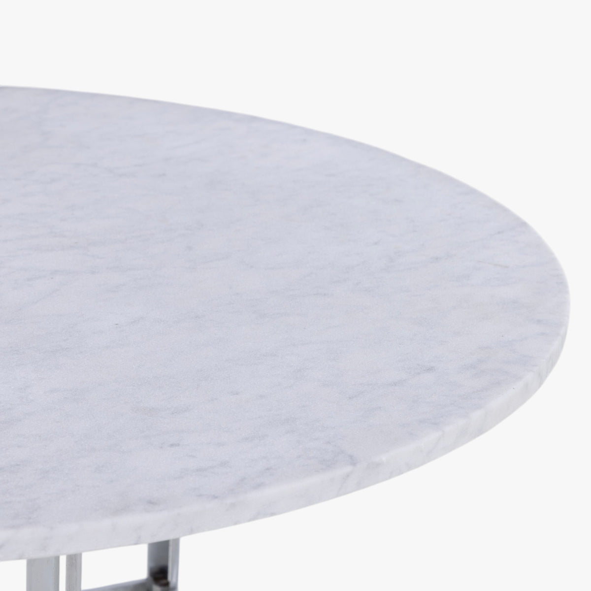 PK 56 - Spisebord med plade i hvid marmor