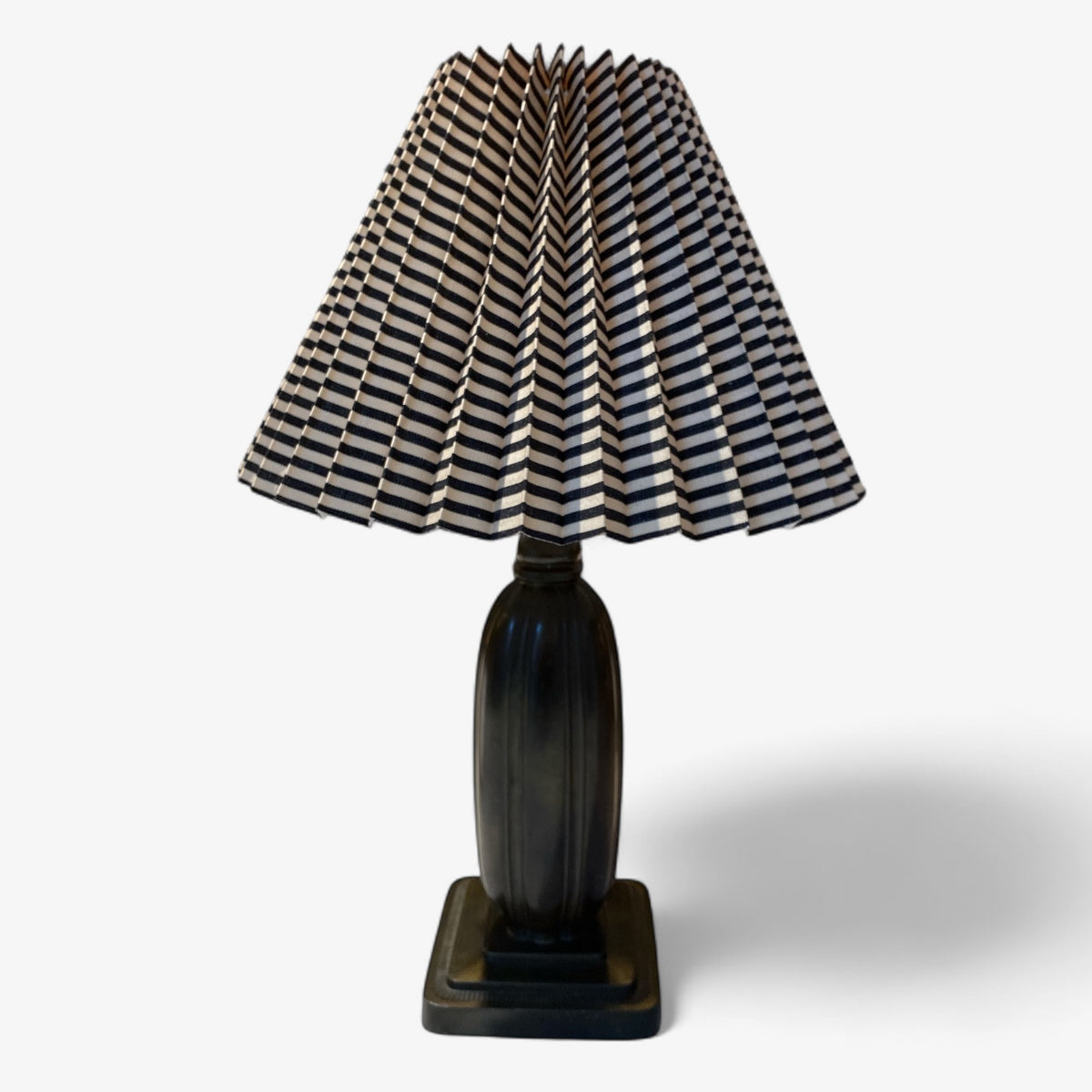 Pair of table lamps in diskometal