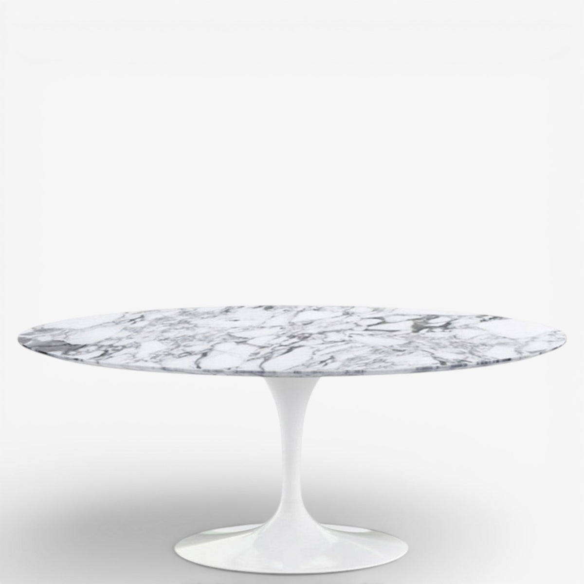 Saarinen Oval' marble dining table