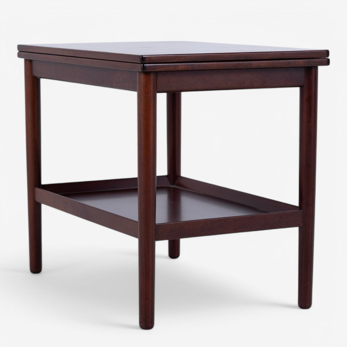 Serving trolley in mahogany