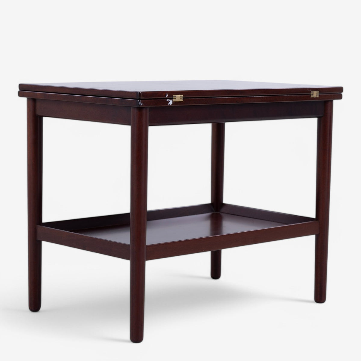 Serving trolley in mahogany