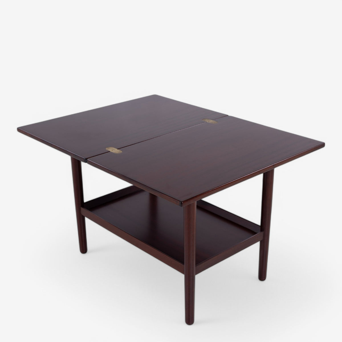 Serving trolley in mahogany