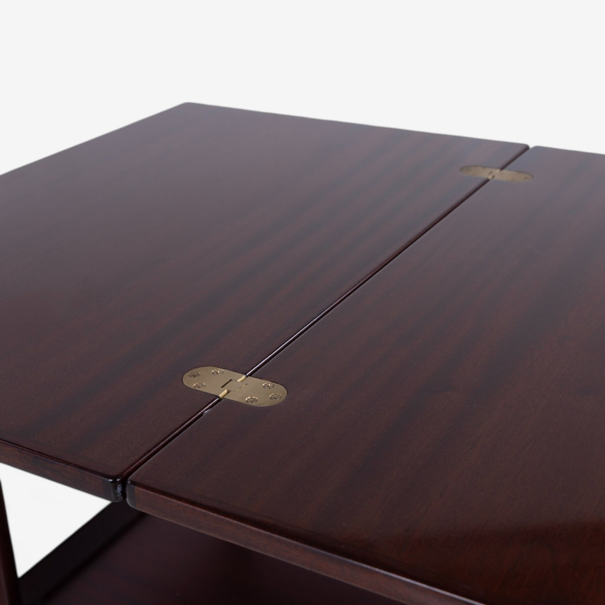 Serving trolley in mahogany