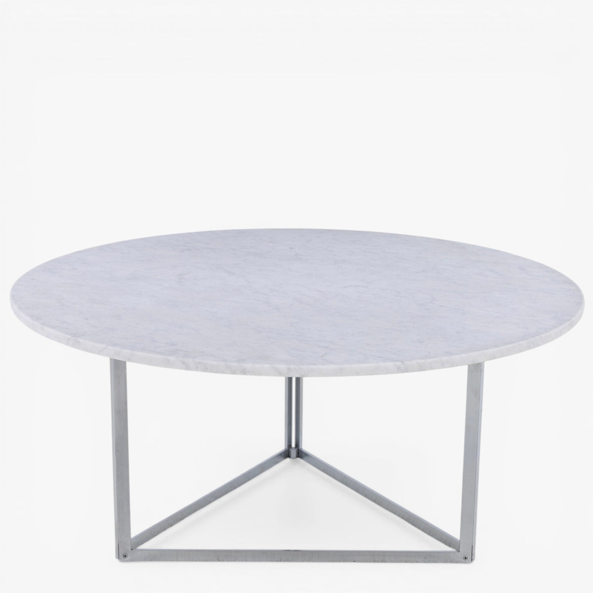 PK 56 - Spisebord med plade i hvid marmor