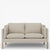 BM 2212 – Ompolstret 2 pers. sofa (stofgruppe 2)