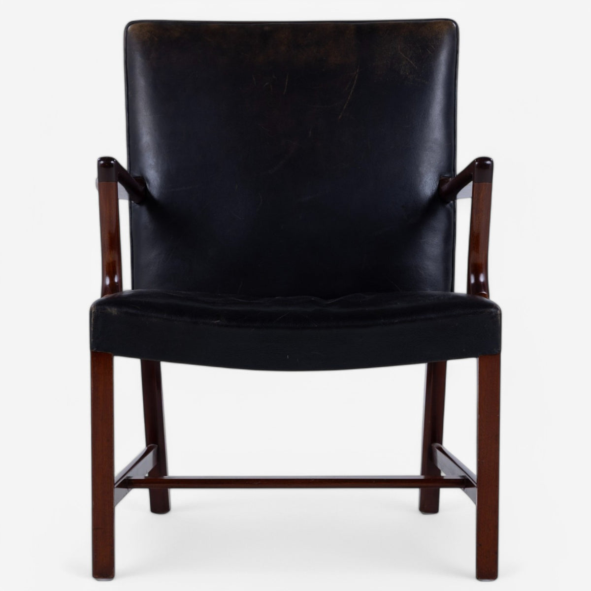 Armchair in mahogany