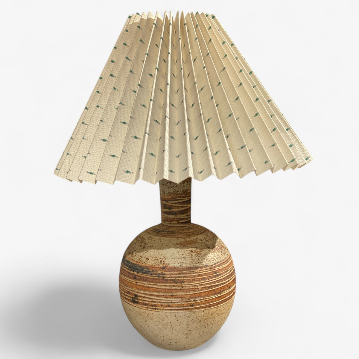 Table lamp in stoneware