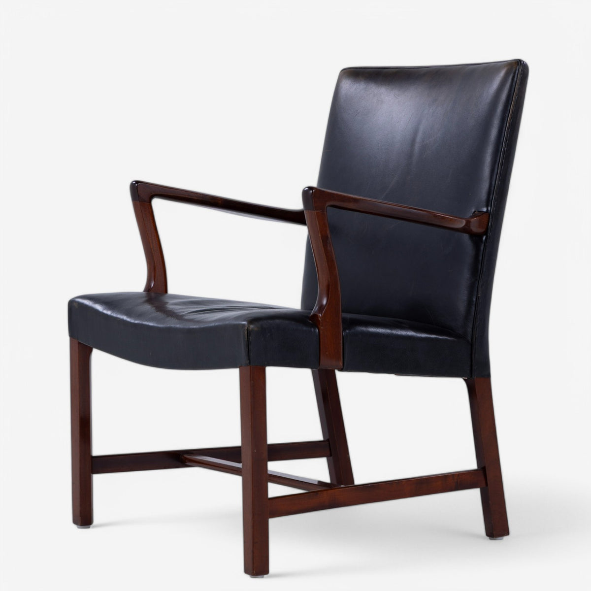 Armchair in mahogany