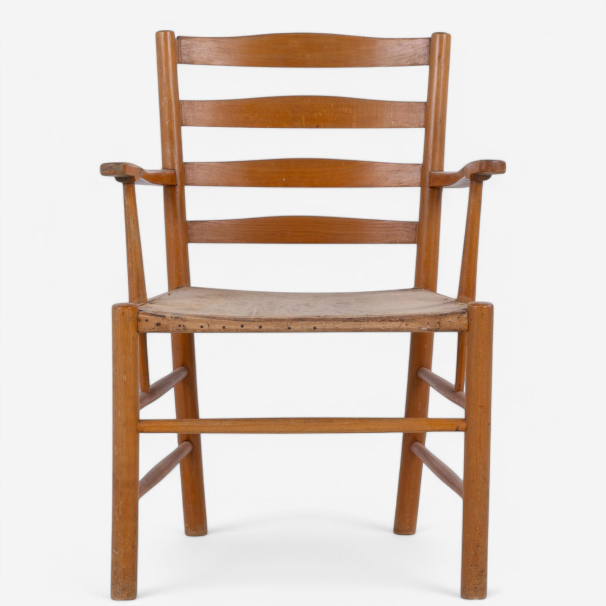 Church armchair in beech