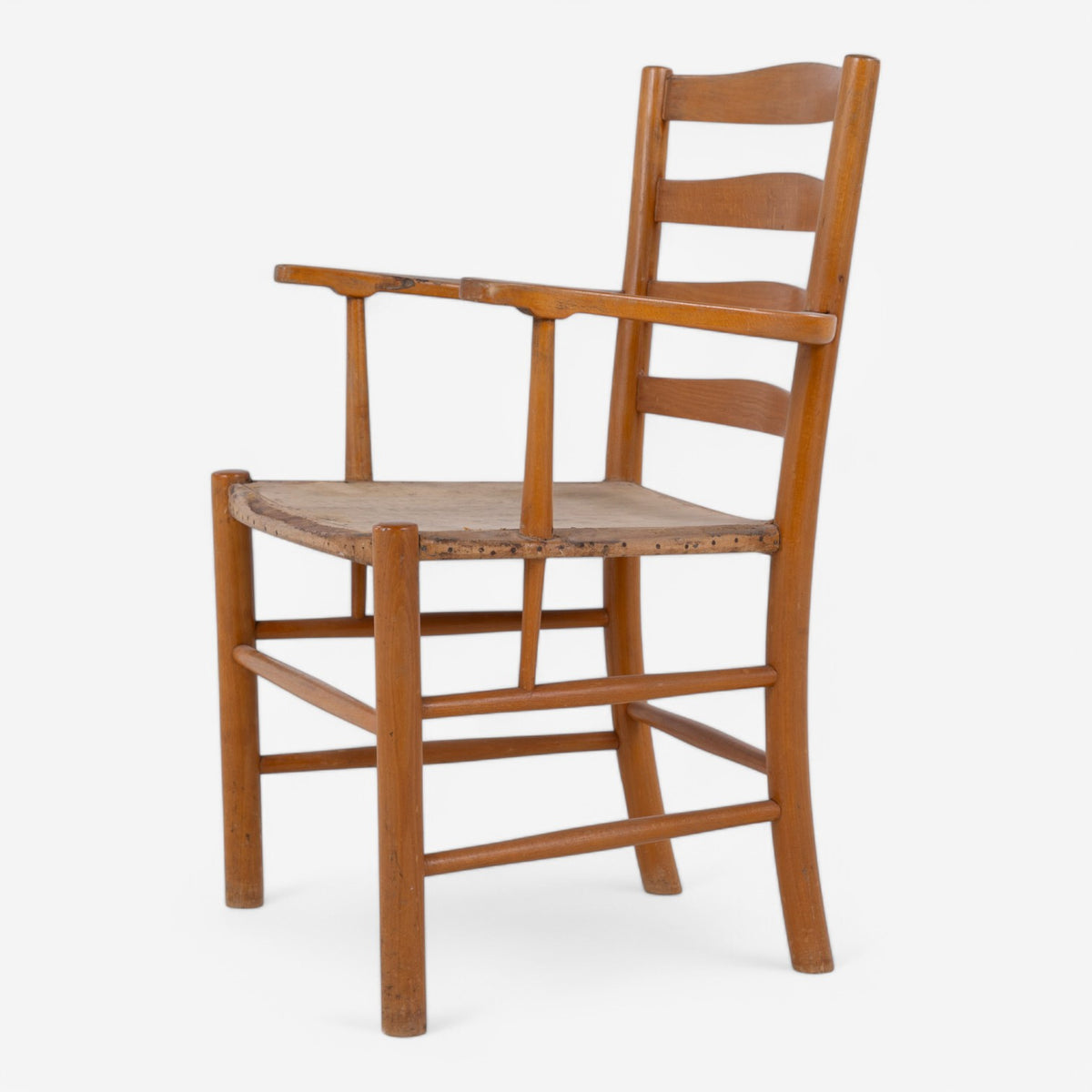 Church armchair in beech