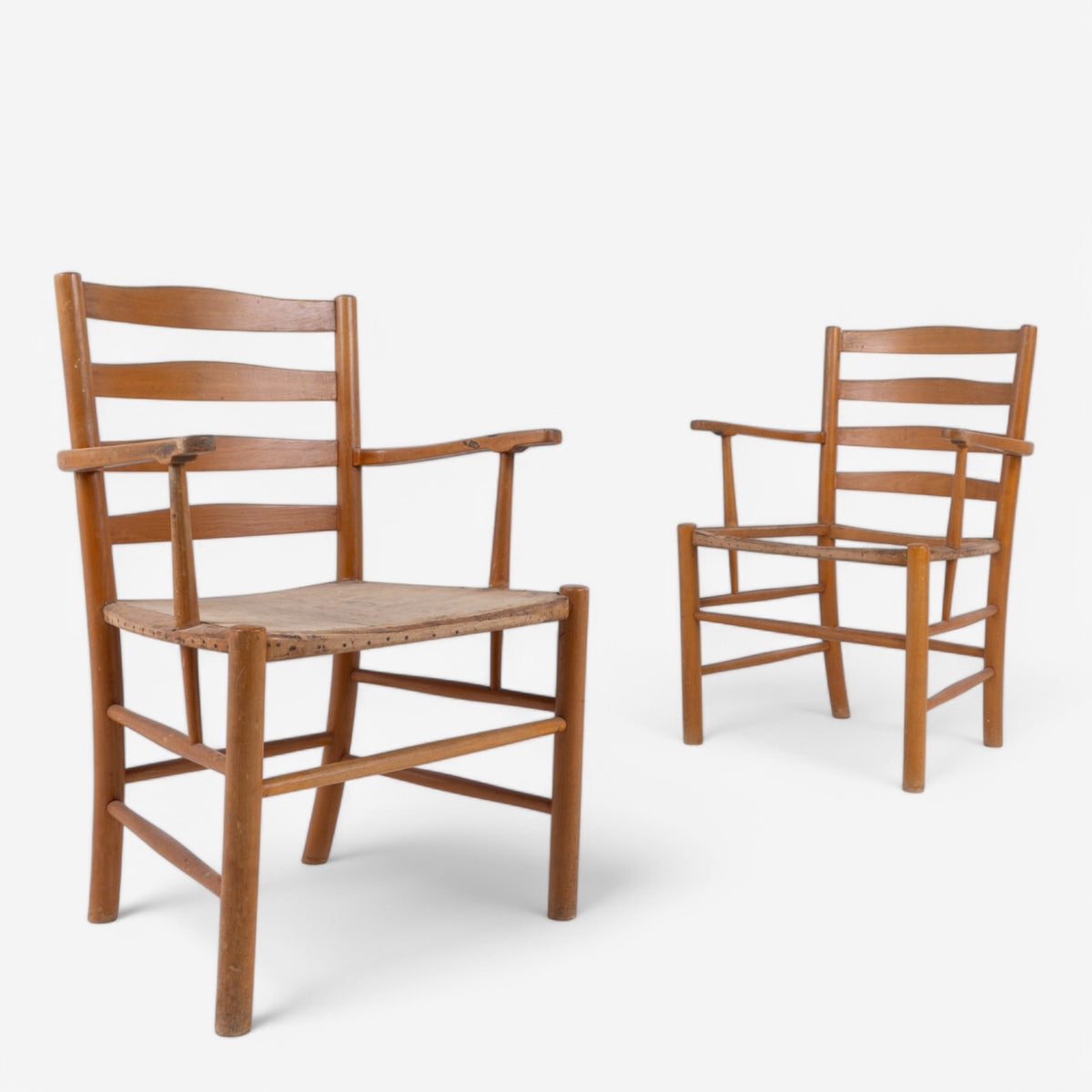 Church armchair in beech