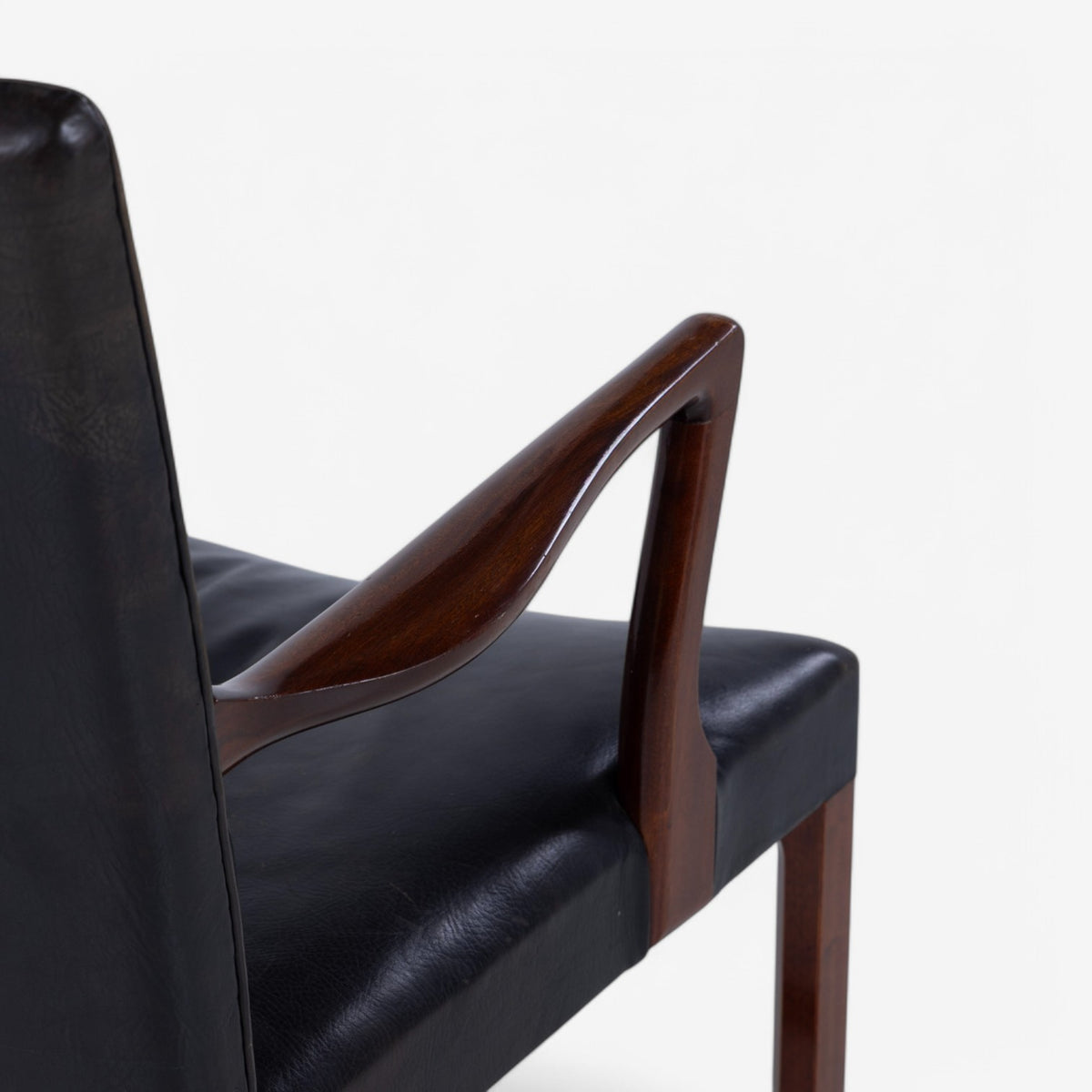 Armchair in mahogany
