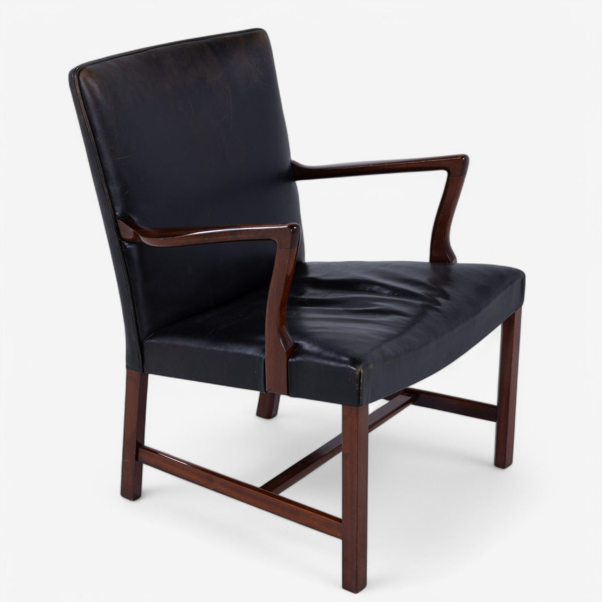 Armchair in mahogany