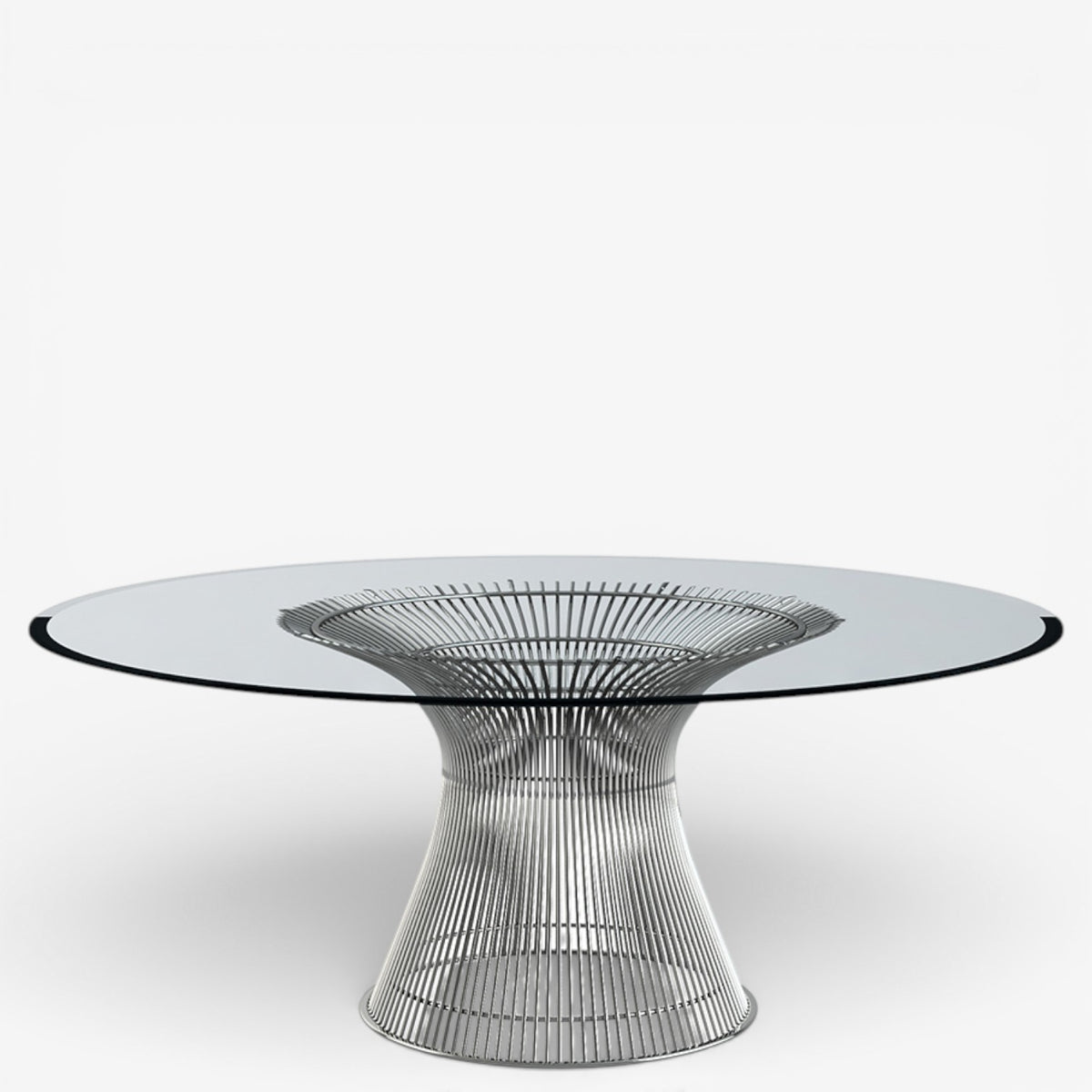 Platner' glass dining table
