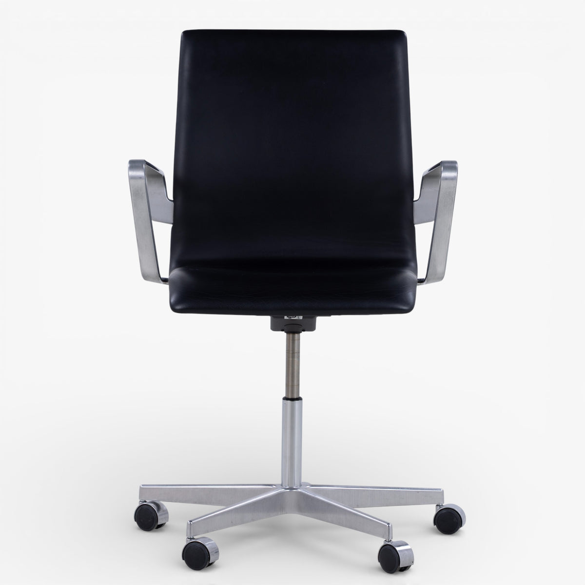 AJ 3291 - Office chair in black leather