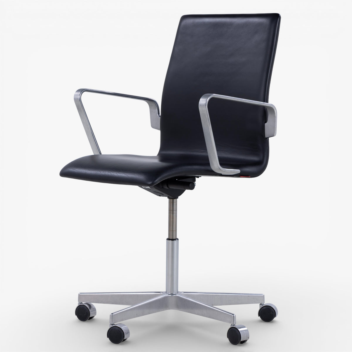 AJ 3291 - Office chair in black leather