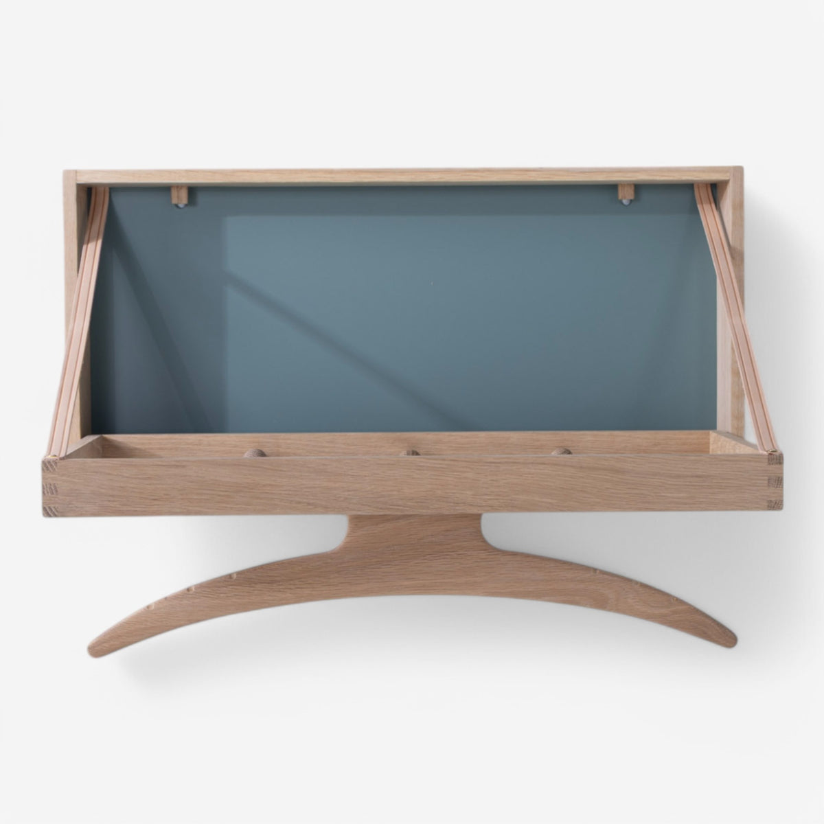 The Hanger in soap treated oak