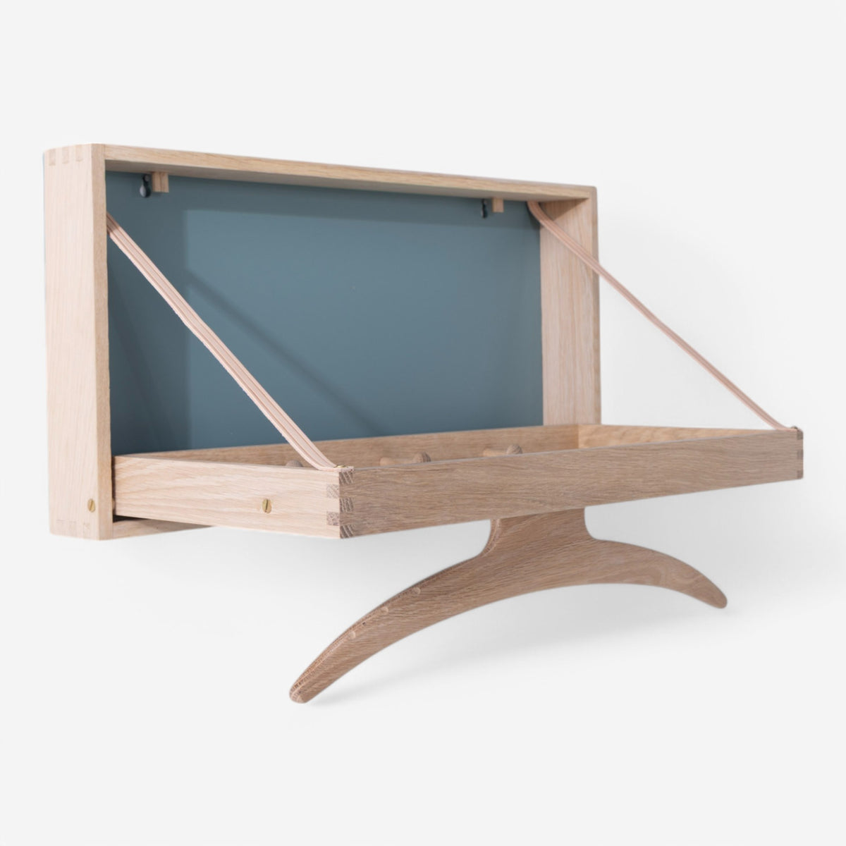 The Hanger in soap treated oak
