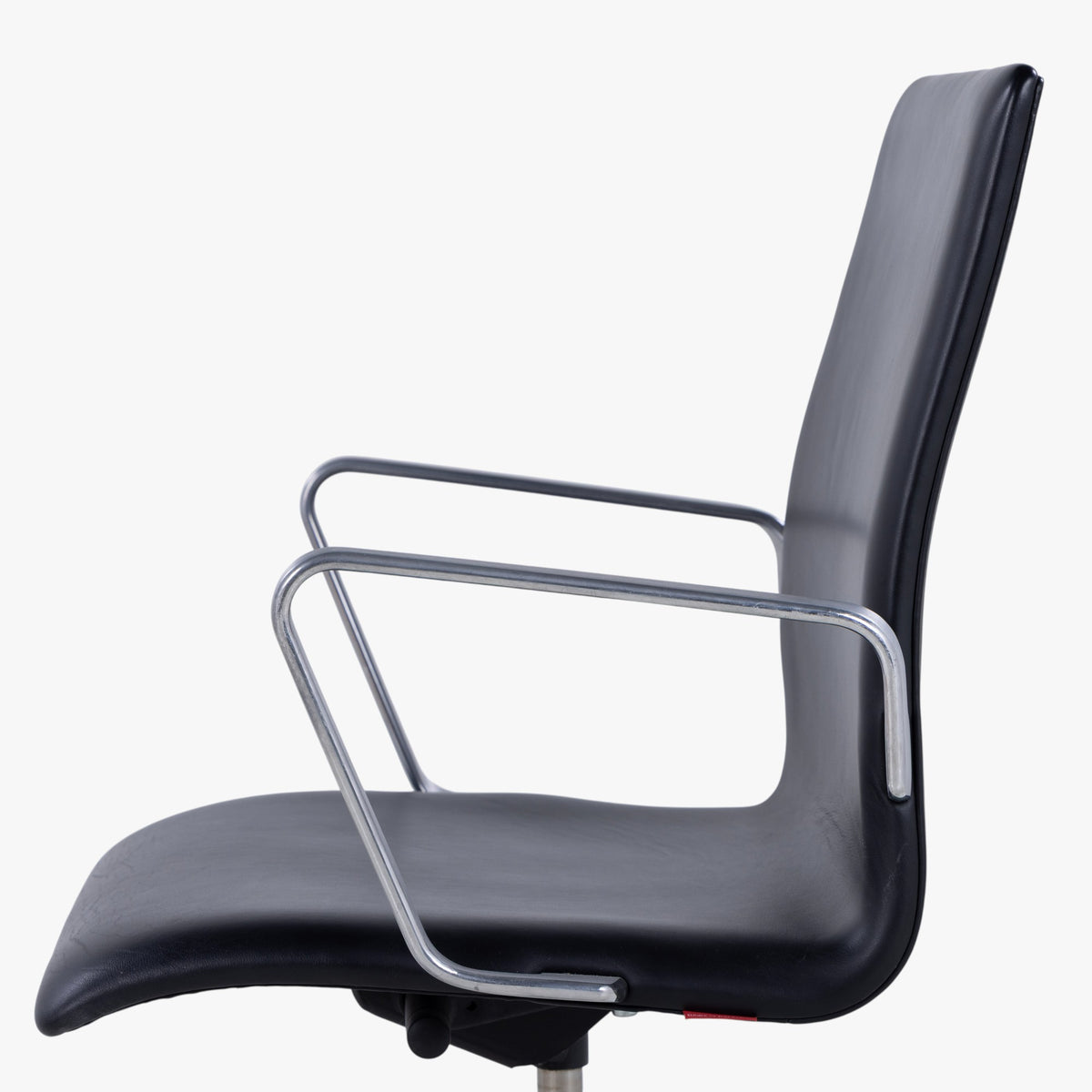 AJ 3291 - Office chair in black leather
