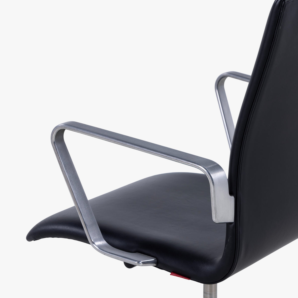 AJ 3291 - Office chair in black leather