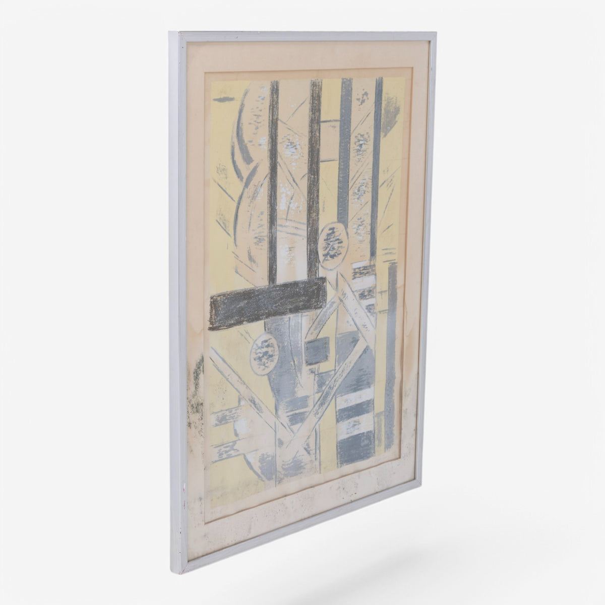 Lithography in silver frame