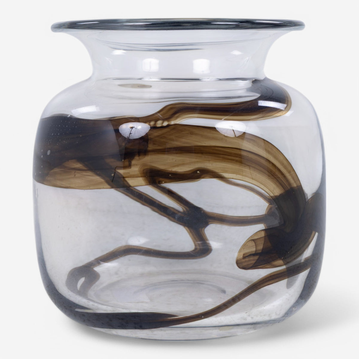 Stor vase i glas