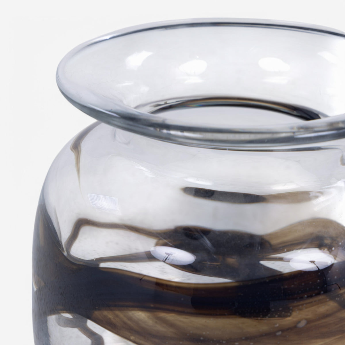Stor vase i glas