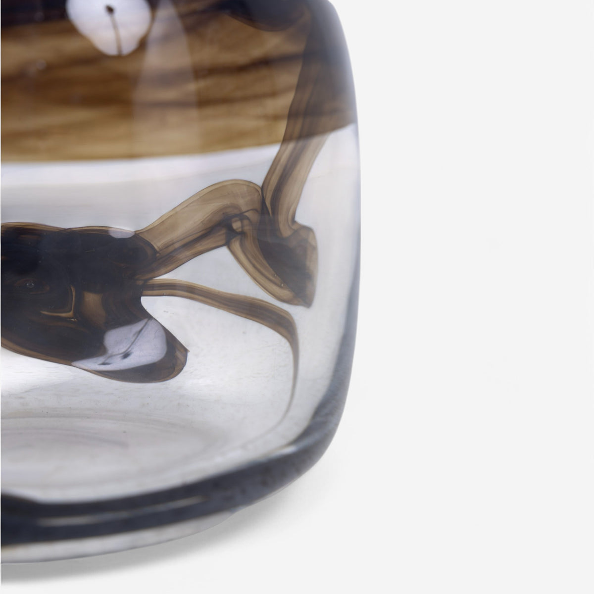 Stor vase i glas