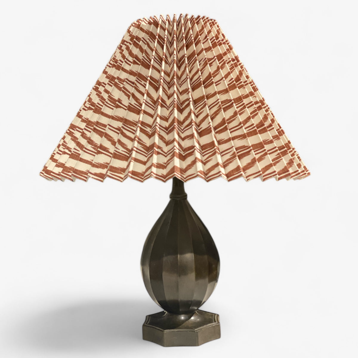 Bordlampe i diskometal