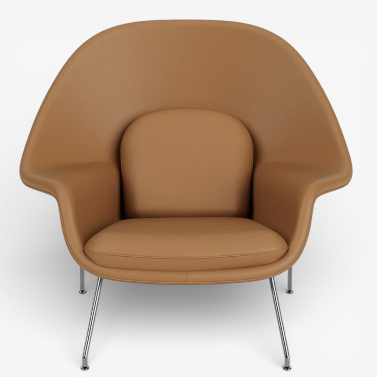 Womb Chair' lænestol i læder