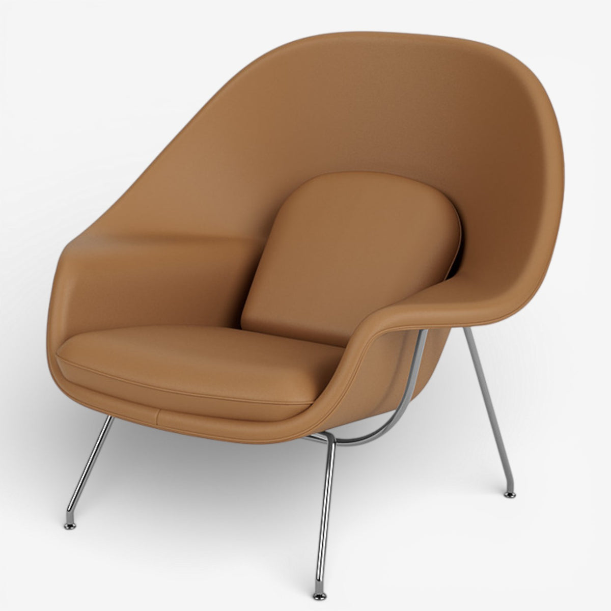 Womb Chair' lænestol i læder