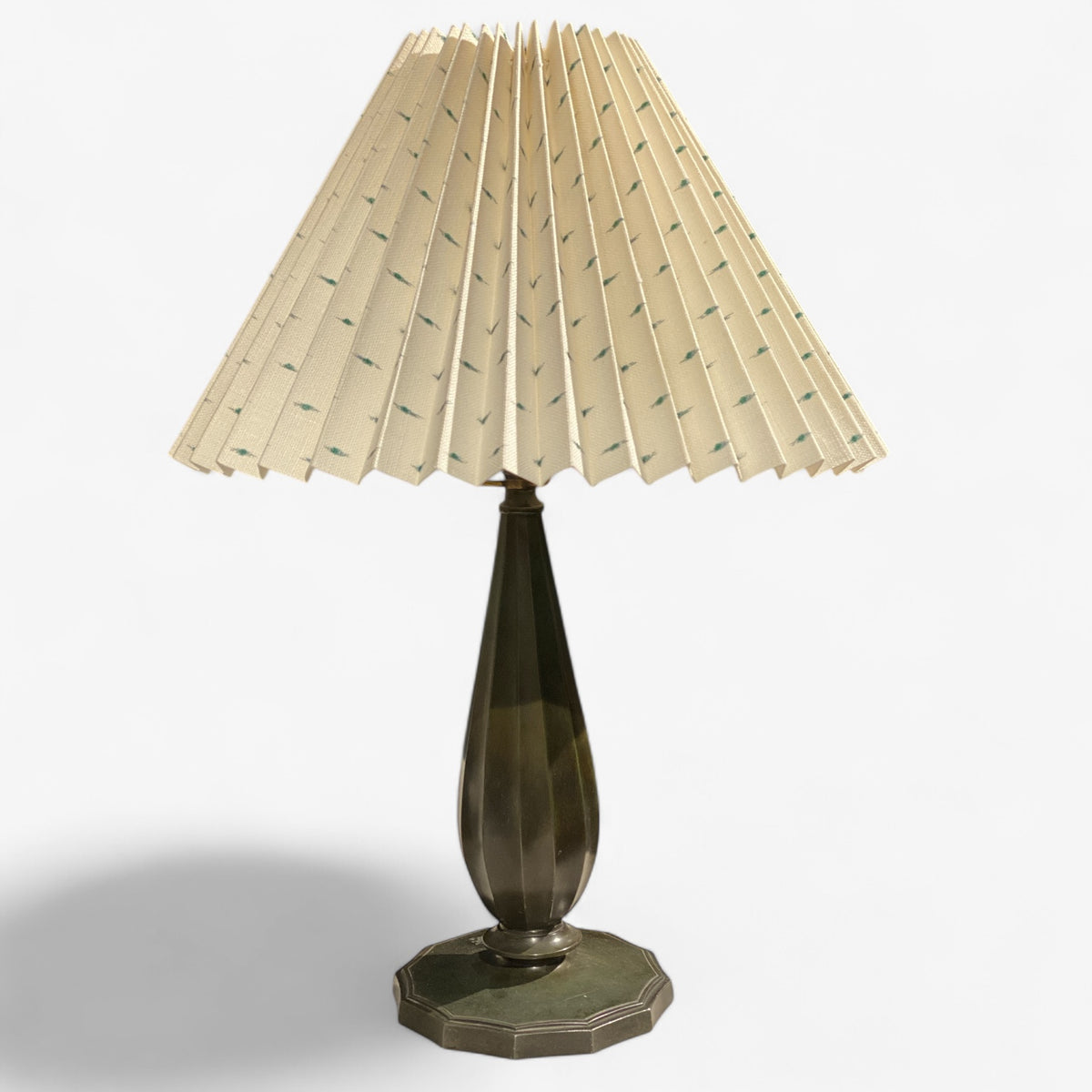 Bordlampe i diskometal