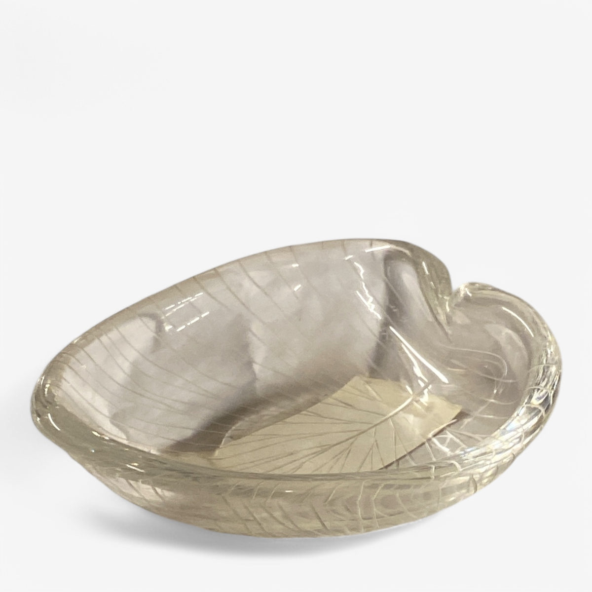 Ash tray in glass