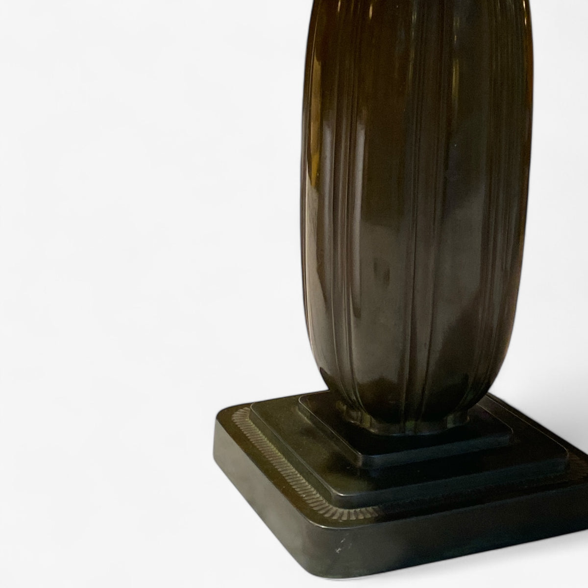 Pair of table lamps in diskometal