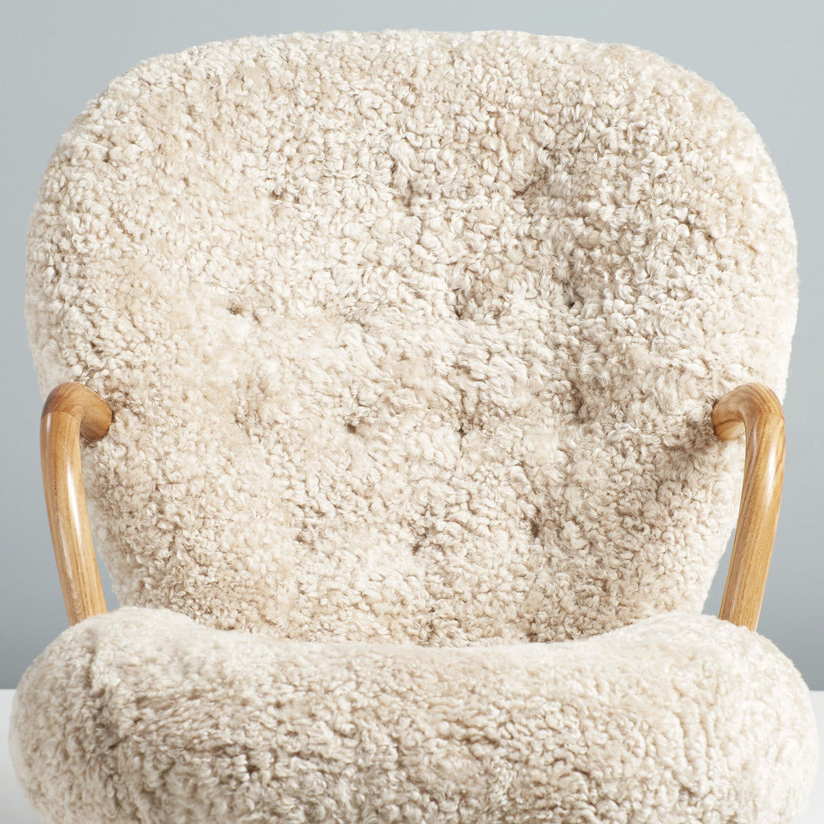 Clam Chair in oiled oak
