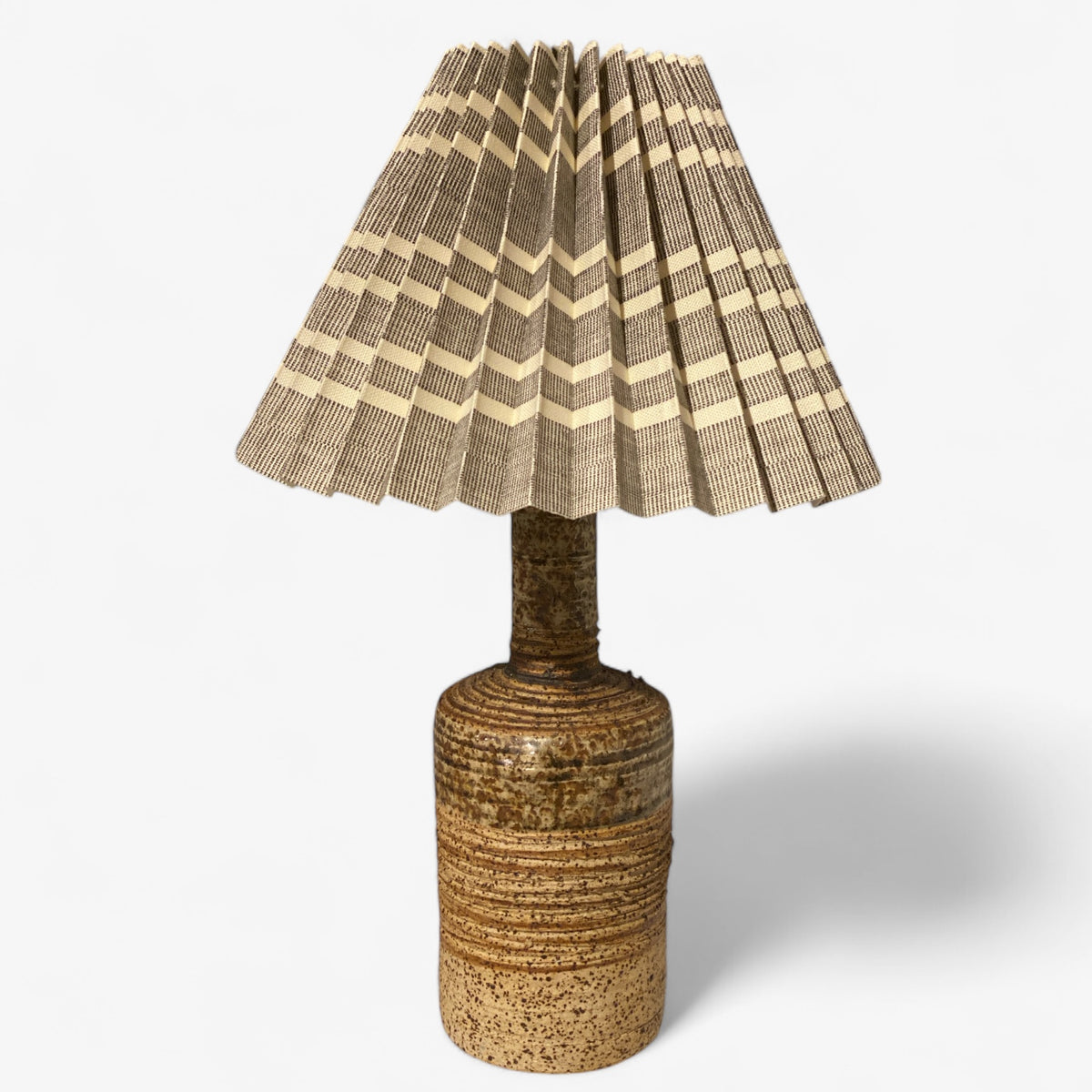 Table lamp in stoneware