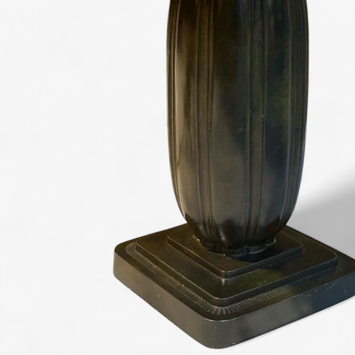 Pair of table lamps in diskometal