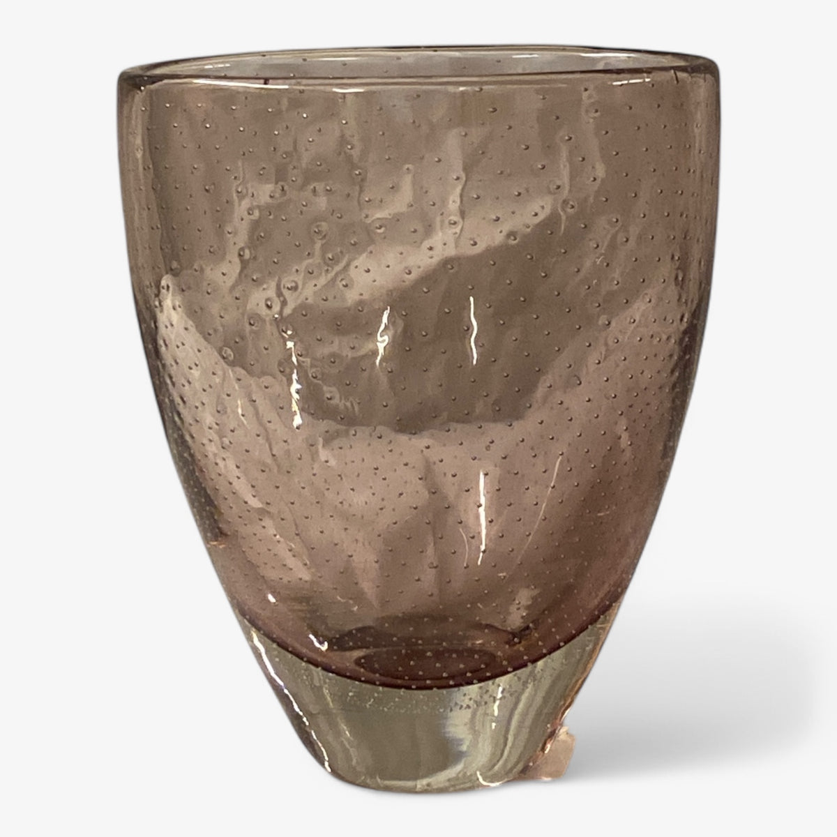 Vase af glas