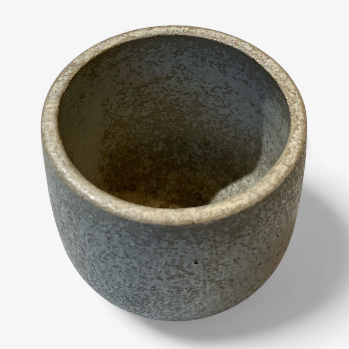 Round vase in stoneware