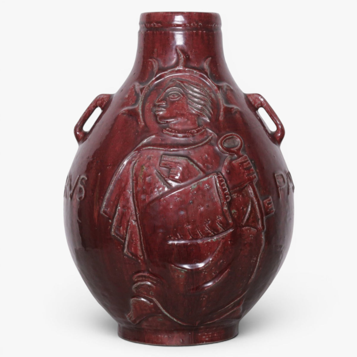 Floor vase in stoneware