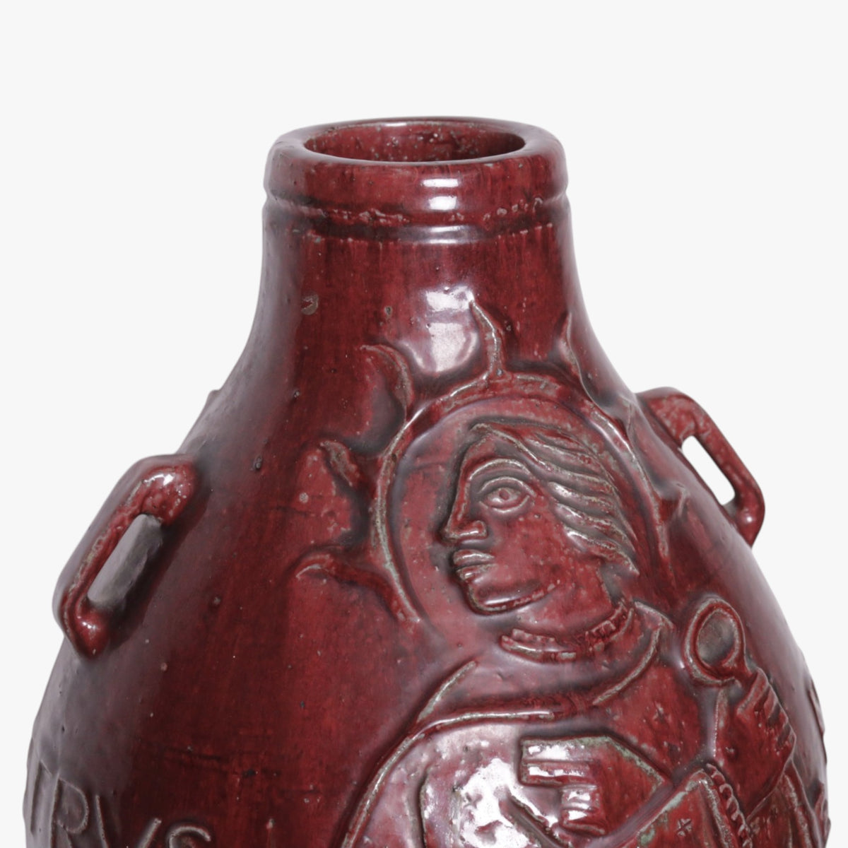 Floor vase in stoneware