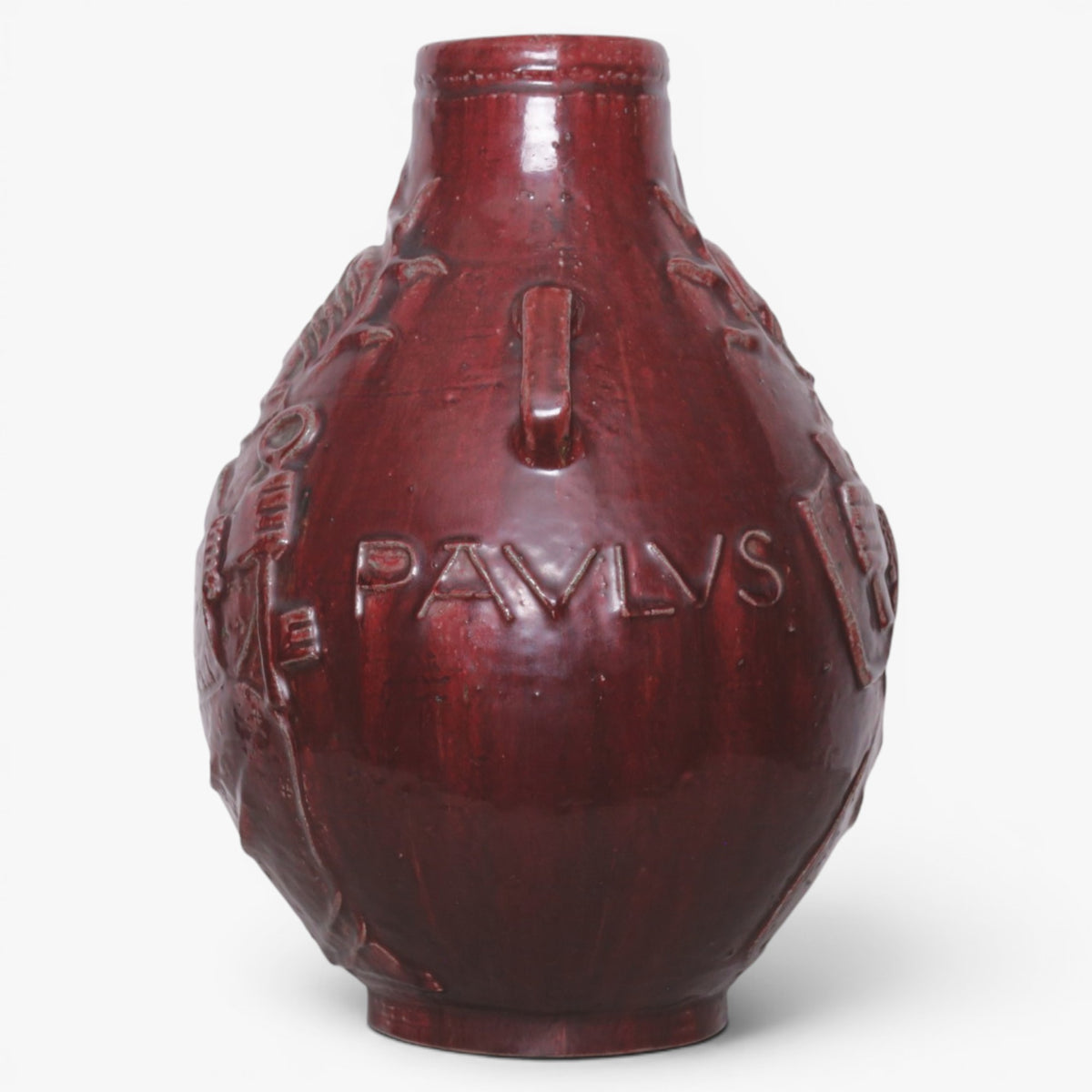 Floor vase in stoneware